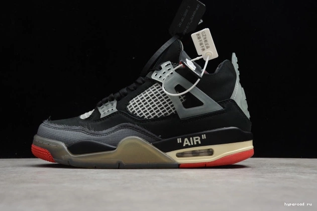 White Air 4 x Retro Off Jordan Bred CV9388-001 0712